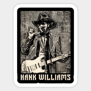 Rockin' with Bocephus Hank Jr. Fan Club Sticker